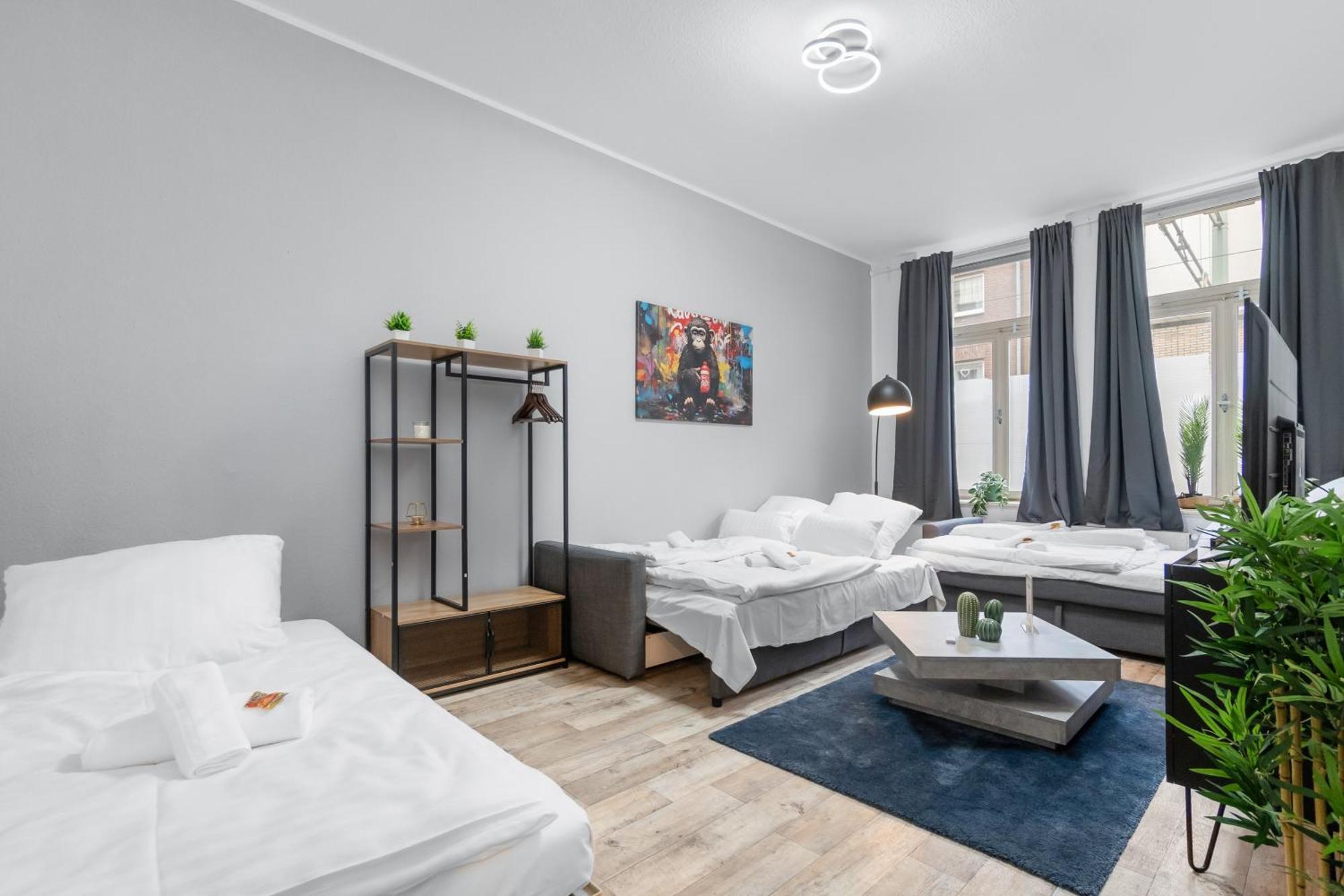Tolles Design, Hochwertig, Vollausstattung, 3 Zimmer, Grosses Bad & Gaeste-Wc, Grosse Kueche, 3 X Smart Tv, 11 Min Zum Hbf Ντούισμπουργκ Εξωτερικό φωτογραφία