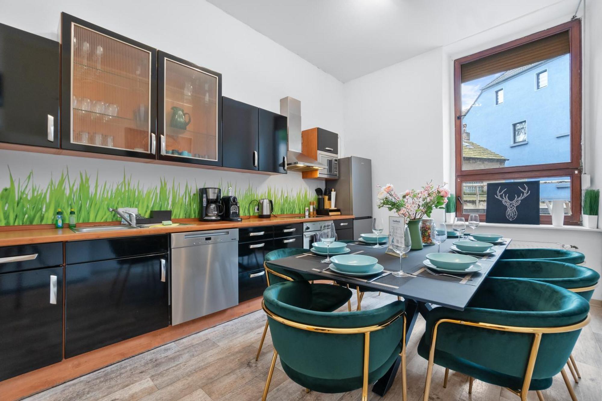 Tolles Design, Hochwertig, Vollausstattung, 3 Zimmer, Grosses Bad & Gaeste-Wc, Grosse Kueche, 3 X Smart Tv, 11 Min Zum Hbf Ντούισμπουργκ Εξωτερικό φωτογραφία